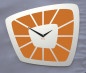 Preview: Uhr Design Wanduhr RETRO 2D