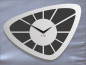 Preview: Uhr,Design,Wanduhr,modern,xxl,vintage,lautlos,schwarz,silber