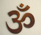 Preview: OM Zeichen, DEKO, YOGA, INDISCH, BUDDHA, GROSS, HOLZ