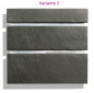 Preview: Secure2, Briefkasten,Edelstahl,Wandbriefkasten,silber, Schiefer, KIO TIMES, Wandbriefkasten