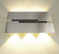 Preview: 04 AVENUE 1S LED Exclusive Effekt Wandleuchte - Außen oder Innen - Silber oder Anthrazit
