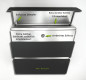 Preview: NEW SECURE 7 Hochwertiger Design Briefkasten Edelstahl mit Echt-Schiefer