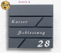 Preview: Prime91, HausBriefkasten,Wand,Edelstahl,Anthrazit,Beschriftung,mit