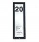 Preview: LED-Panel, Bewegungs-Sensor, ANthrazit, Aussenleuchte, Hausnummer, Leuchte, DETAIL, HausAnsicht