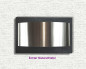 Preview: Effekt,Strahler, Sensor,Ip65, Edelstahl, LED, Up,Down, Wandleuchte, Bewegungssensor, Schiefer