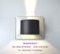 Preview: Anthrazit, silber COB,LED, Wandleuchte,schiefer, LEUCHTE, LAMPE, silber,Design,down
