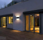 Preview: LED,cube, cob,Ral7016, Anthrazit, Wandleuchte,gebürstet,Design, up & down,Außen