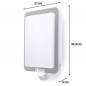 Preview: 02 MONTREAL LED Aussenleuchte mit Hausnummer & Sensor in 5 Farben