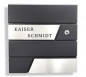 Preview: Omega, Mit Klingel, Edelstahl, RAL, 7016, Briefkasten, Wandbriefkasten, Wetterfest, integriert