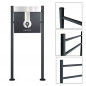 Preview: Omega2, briefkasten, Ral7016, Standbriefkasten,Standart, 140,cm
