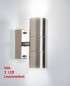 Preview: SUNSET PURE Design Strahler Up & Down LED Wandleuchte Edelstahl
