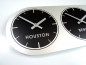 Preview: Detail, Zeitzonen-wanduhr ,Weltzeituhr, Wanduhr,modern, 3