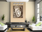 Preview: BUDDHA DESIGN WANDBILD RELIEF EFFEKT JOGA STUDIO ATELIER GOLD + SILBER