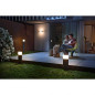 Preview: Helle, Wandleuchte, LED, DESIGN, mit HAUSNUMMER, LEUCHTE,silber, e27,