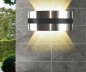 Preview: ,Strahler,Aussenlampe, Edelstahl, LED, Up&Down, Wandlampe,