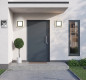 Preview: Trias, EDELSTAHL, LED, DESIGN, mit HAUSNUMMER, LEUCHTE,Strahler,silber, cob