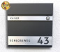 Preview: P87l, Briefkasten mit Klingel, Funk-Klingel, Edelstahl, Briefkasten, Wandbriefkasten, Wasserdicht,