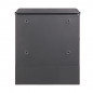 Preview: Prime Post 96 Premium Design Briefkasten Anthrazit & Silber NAME & NUMMER