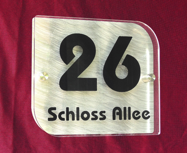XC CHATEAU - 3D Gebürstet-  Acryl-Glas