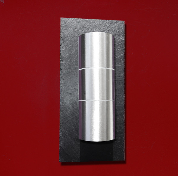 01 SUNSET 2 Up & Down LED Design Wandleuchte Strahler mit Schiefer