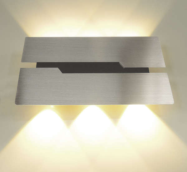 04 AVENUE 1S LED Exclusive Effekt Wandleuchte - Außen oder Innen - Silber oder Anthrazit
