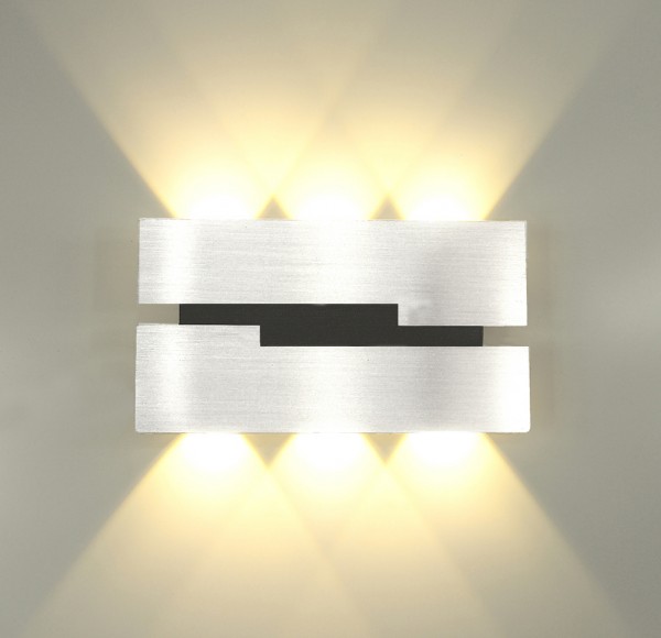 Wandleuchte, kio times, Edelstahl, LED, Design Ral7016