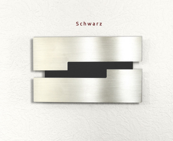 Avenue2, schwarz,Wandleuchte,Design Silber, Effekt-Leuchte6