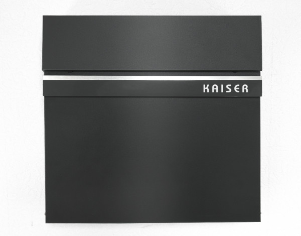PRIME POST 89 Anthrazit RAL7016 Premium Design Briefkasten - - mit Name & Nummer
