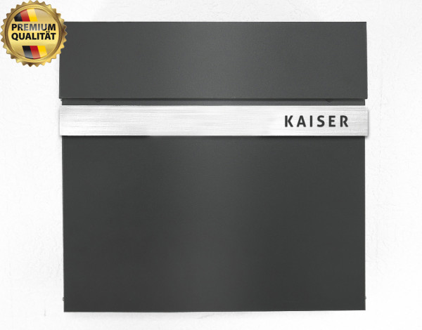 p88,Sicherheit, Edelstahl, RAL, 7016, Briefkasten, Schiefer, Wandbriefkasten, Wasserdicht, Postkasten