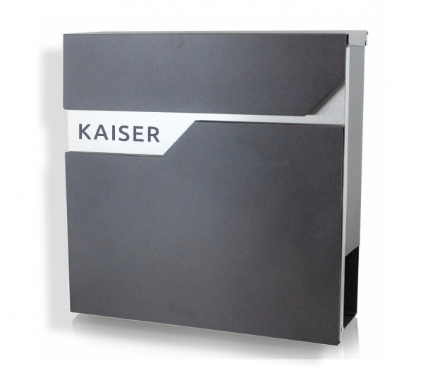 Prime Post 4 Hochwertiger Design Briefkasten Anthrazit-Edelstahl