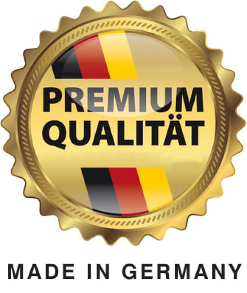 08 OVALUM Design Hausnummer mit Schiefer Bürst-Satiniert