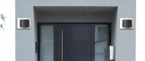 Anthrazit, silber COB,LED, Wandleuchte, IP54, LEUCHTE, STRAHLER, silber,Design,down