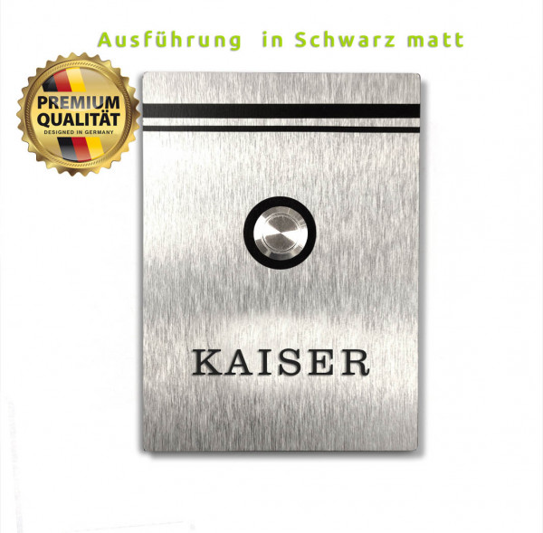 Postkasten,Beschriftung, mit Hausnummer, Briefkasten,  Zeitungfach, Anthrazit, silber,kio times