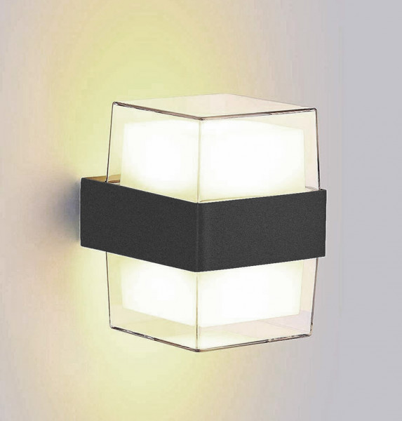 Instyle, EDELSTAHL, LED, DESIGN, mit HAUSNUMMER, LEUCHTE,Strahler,silber, cob