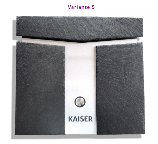 Türklingel, Edelstahl, RAL, 7016, Briefkasten, Schiefer, Wandbriefkasten, Wasserdicht, Postkasten
