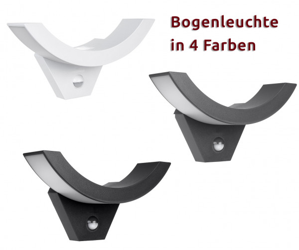 ,Bogen, Down, Strahler,Wand, leuchte,lampe, LED, Gebürstet,Silber,edelstahl