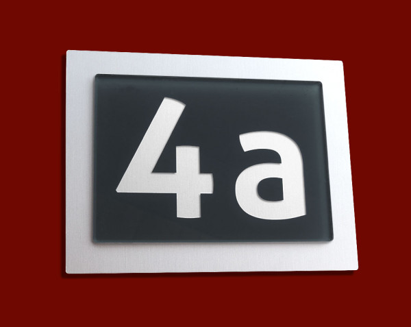 33 Smart Design 3D Hausnummer Vermont mit Acryl