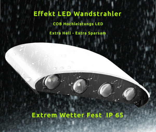 Edelstahl, strahler, up,down,ip65, wetterfest,effekt,design