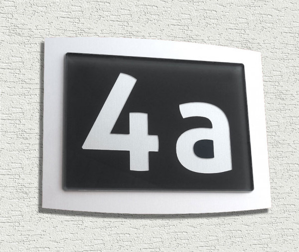 32 Smart Design 3D Hausnummer AVENUE AC mit Acryl