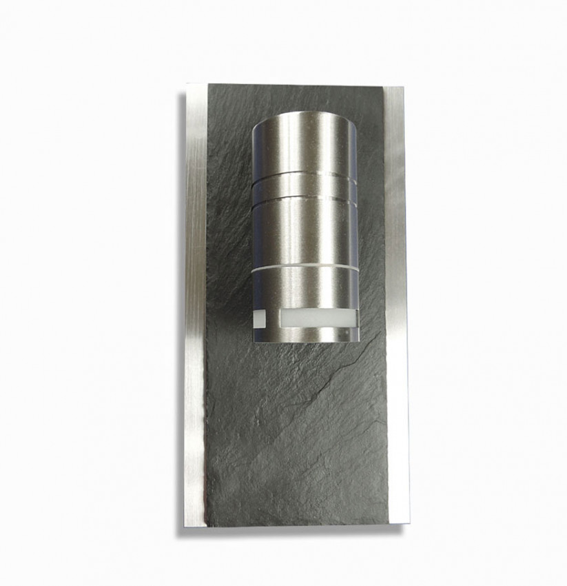 LED, DESIGN, WANDLEUCHTE,DOWN, LEUCHTE, LAMPE, Edelstahl,DOwn, Schiefer