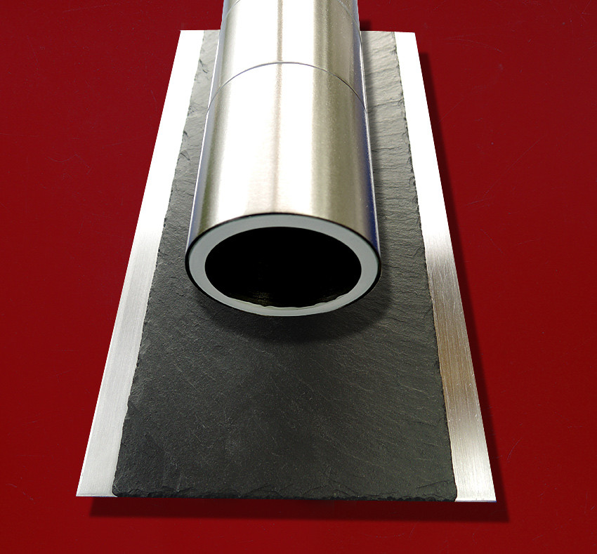 EDELSTAHL, LED, DESIGN, UP Down, LEUCHTE,Strahler,gebürstet, GU10, schiefer,down,Wandleuchte,