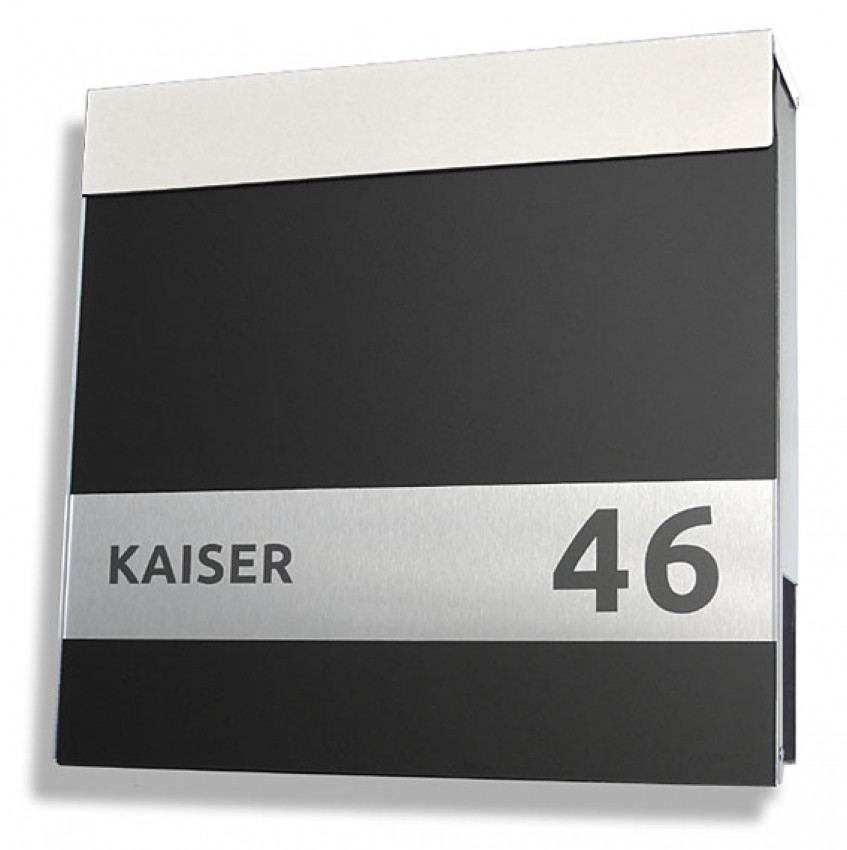 Briefkasten,Wand,Edelstahl,Anthrazit,Ral,Bauhaus