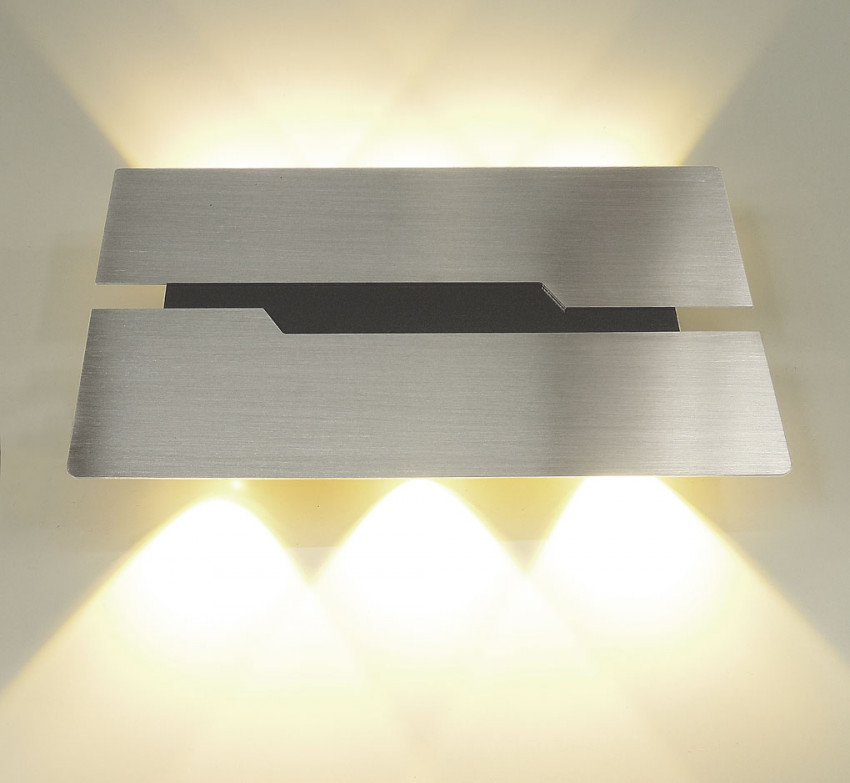 04 AVENUE 1S LED Exclusive Effekt Wandleuchte - Außen oder Innen - Silber oder Anthrazit