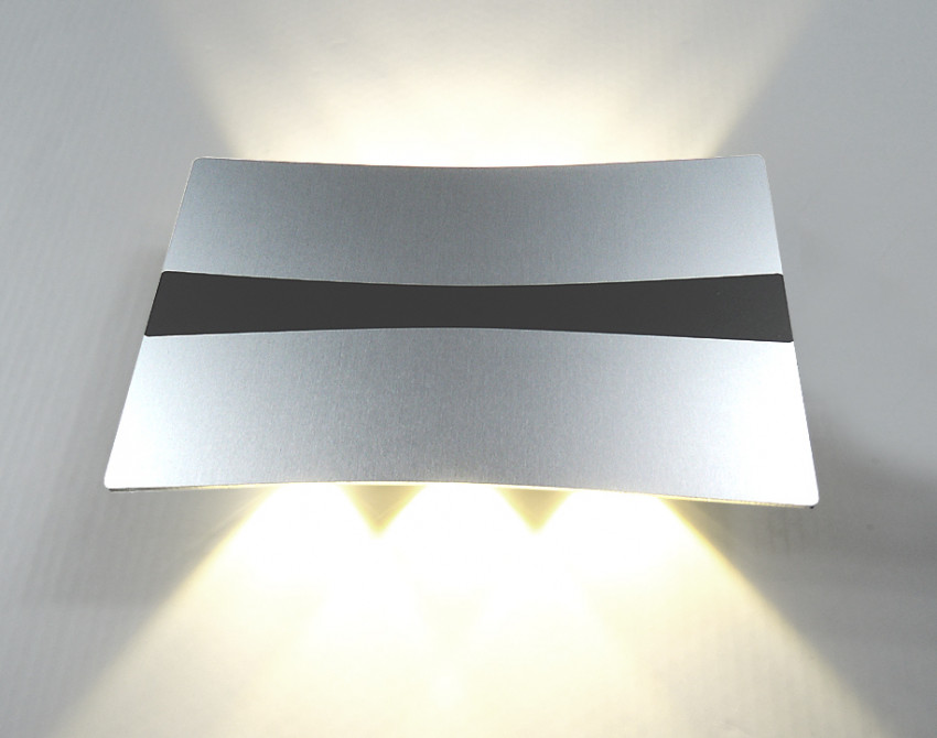 Silber, Aussenleuchte, Edelstahl, LED, Up&Down, WandLeuchte,COB,Modern
