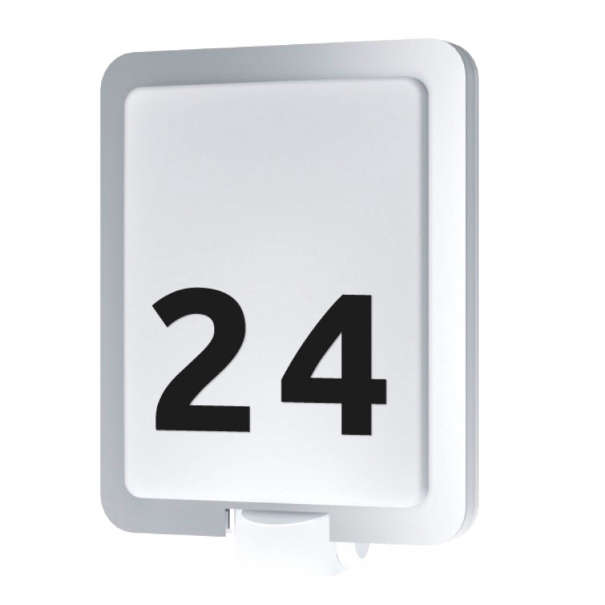 mit sensor, Hausnummer-Leuchte, LED, DESIGN, mit HAUSNUMMER, LEUCHTE,braun, e27,