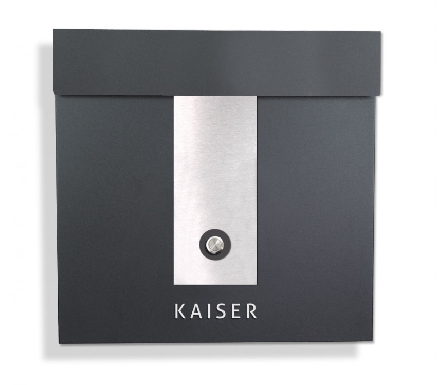 Omega 4, funk-klingel, Briefkasten, 7016, Wandbriefkasten,design,mit klingel,mit hausnummer, mit funk