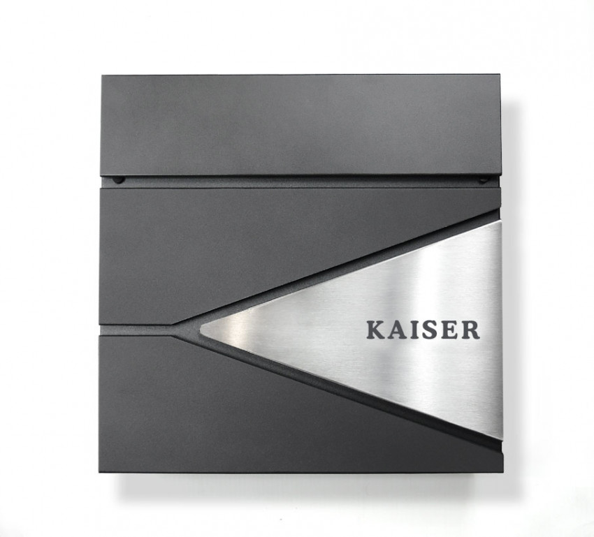 mit Edelstahl, RAL 7016, Briefkasten, Schiefer, Wandbriefkasten, Wasserdicht, Postkasten