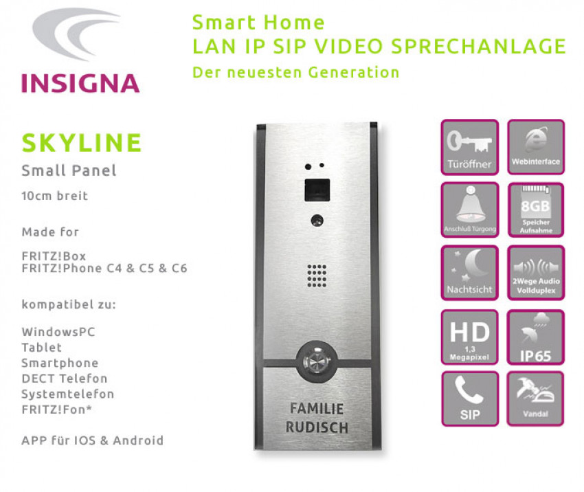 Test, Qualität, Design,Video, Sprechanlage, Wlan, SIP, cloudfrei,Fritzbox, fritzphone