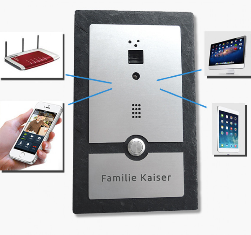 METROPOL DESIGN SmartHome IP SIP Video Tür Sprechanlage LAN  FritzBox