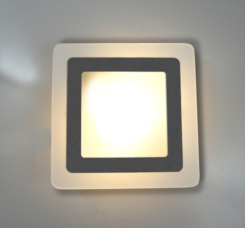 Trias, EDELSTAHL, LED, DESIGN, mit HAUSNUMMER, LEUCHTE,Strahler,silber, cob